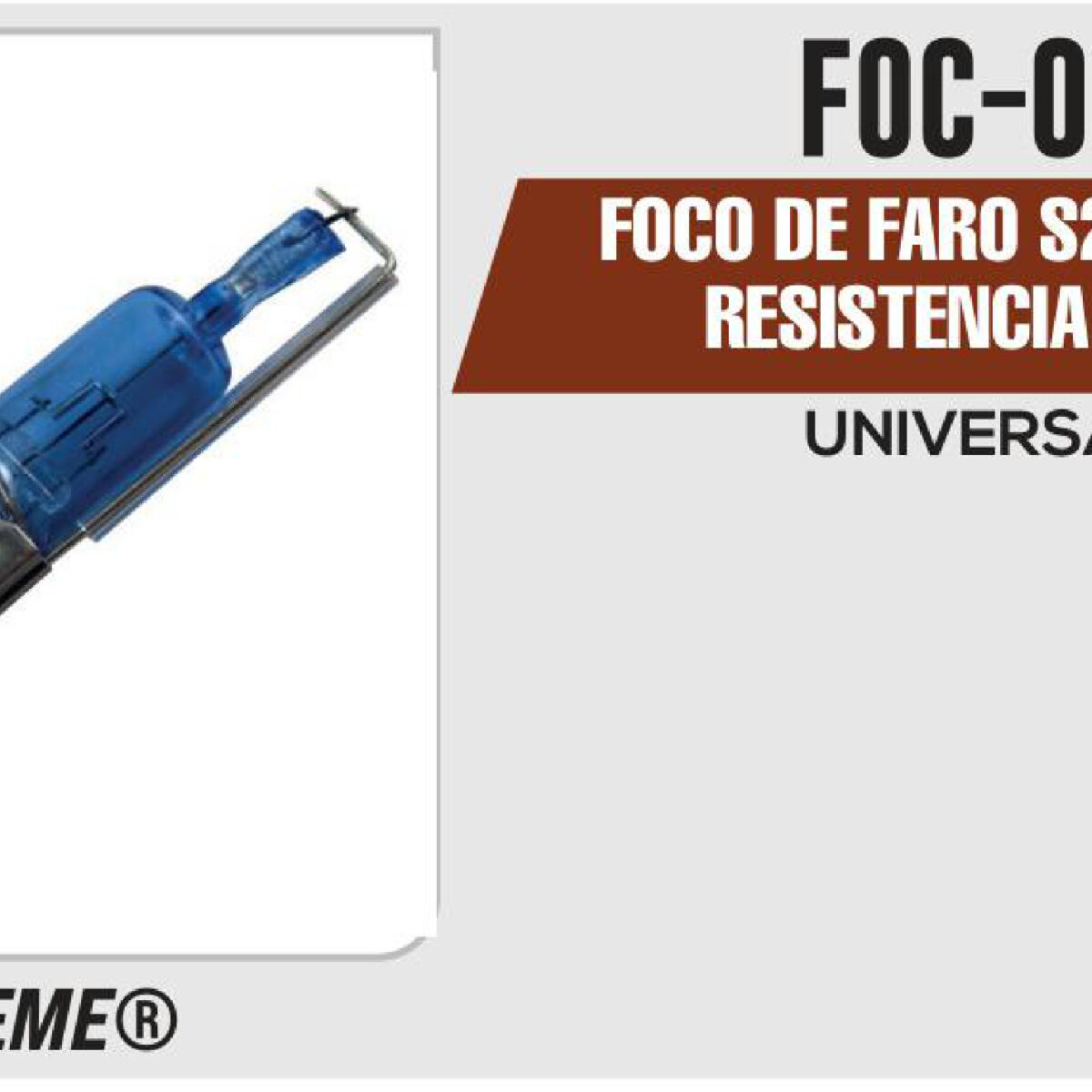 FOCO DE FARO S2 12Vcc