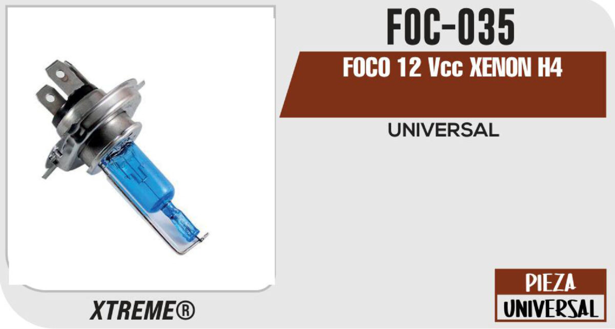 FOCO 12Vcc XENON H4