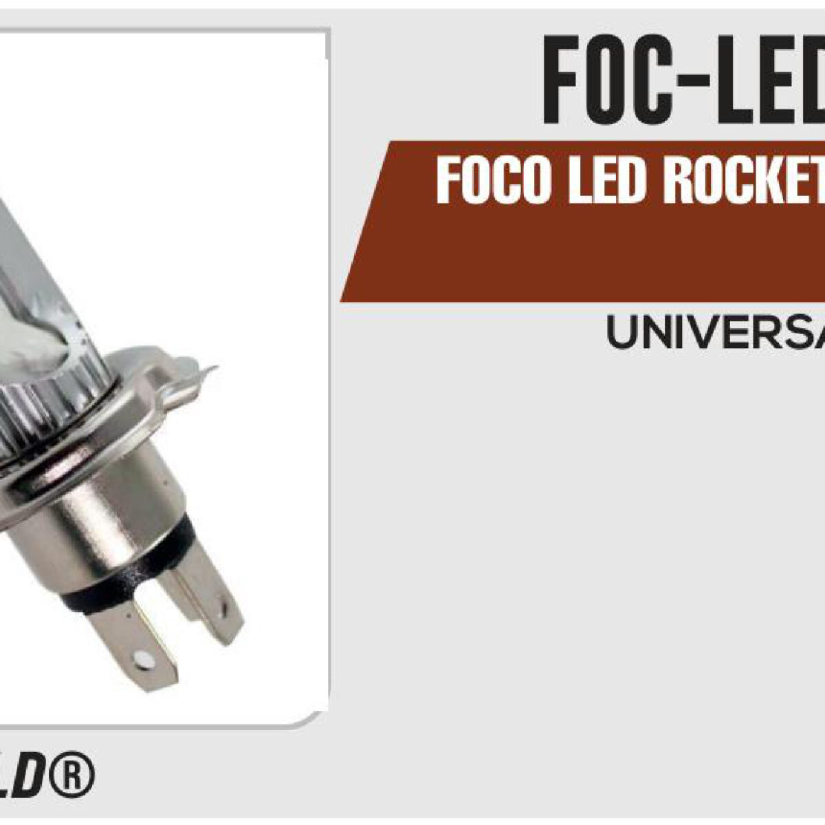 FOCO LED ROCKET H4 12Vcc