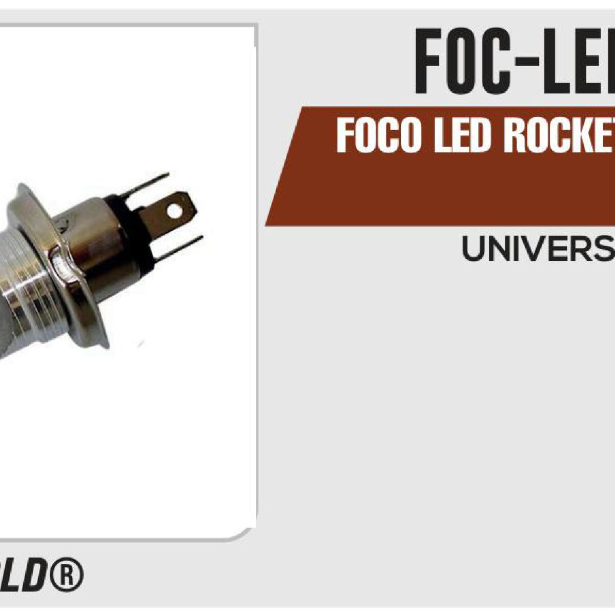FOCO LED ROCKET H4 12Vcc