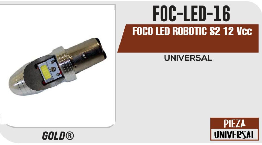 FOCO LED ROBOTIC S2 12Vcc