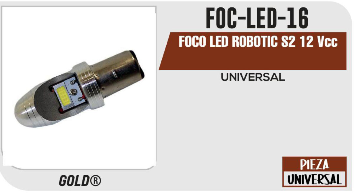FOCO LED ROBOTIC S2 12Vcc