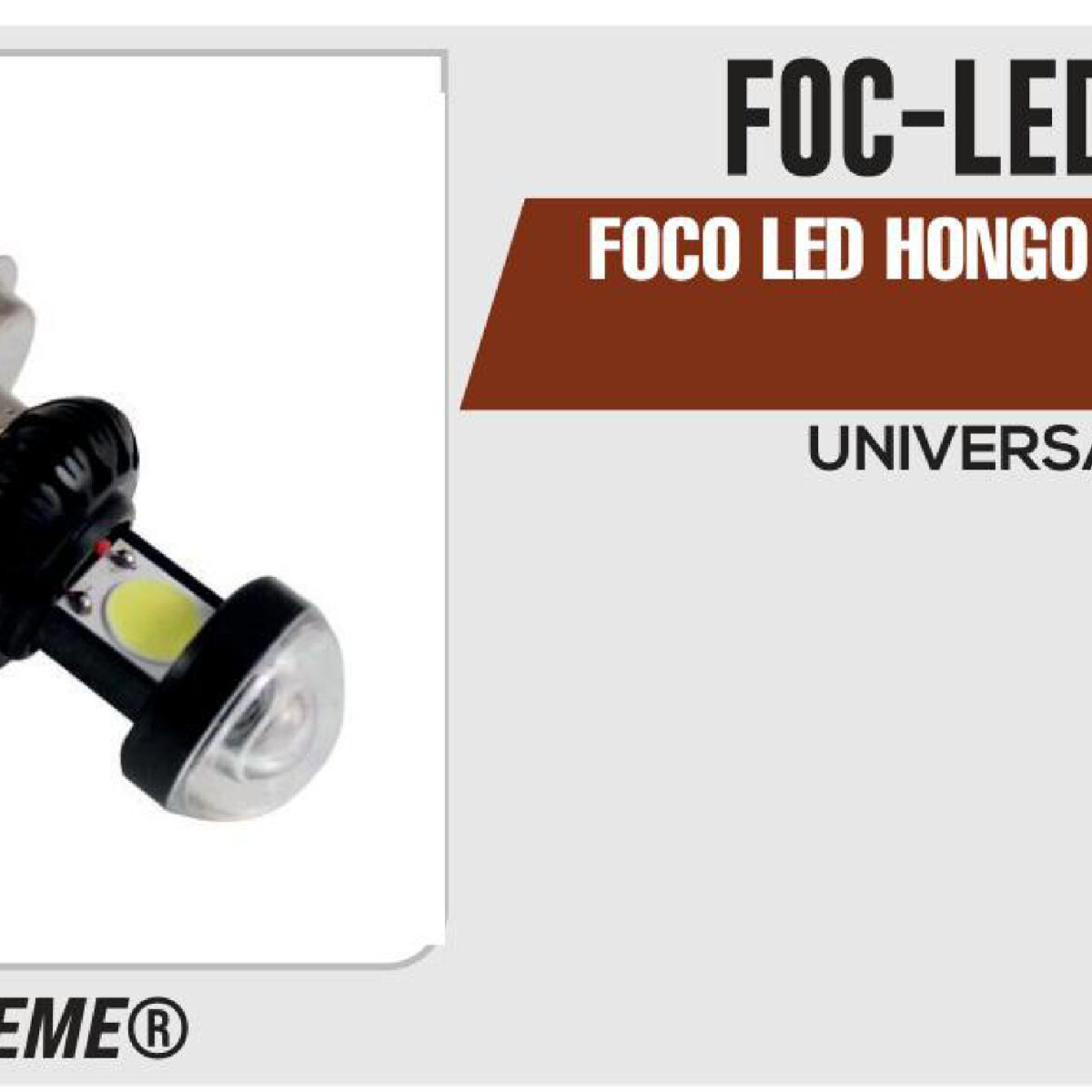 FOCO LED HONGO H4 12Vcc