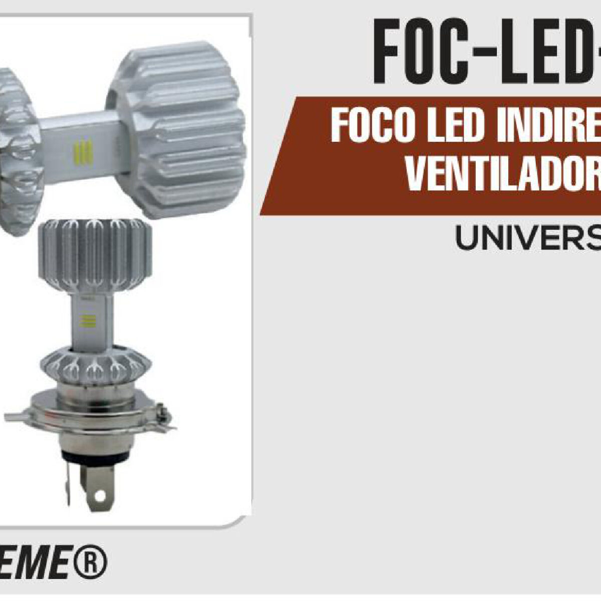 FOCO LED INDIRECTA H4  12Vcc