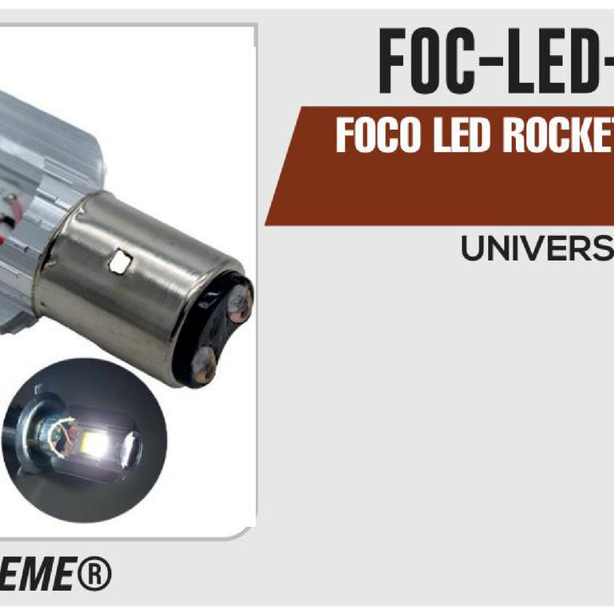 FOCO LED ROCKET S2 12Vcc