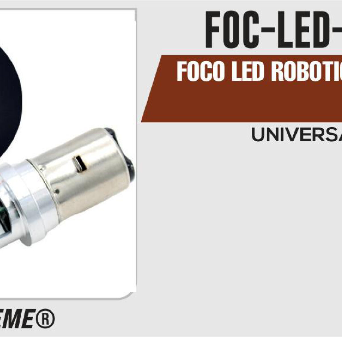 FOCO LED ROBOTIC S2 12Vcc