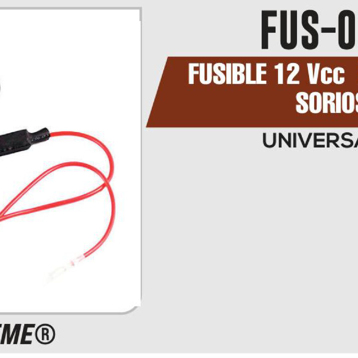 FUSIBLE 12Vcc UNIVERSAL PARA ACCESORIOS