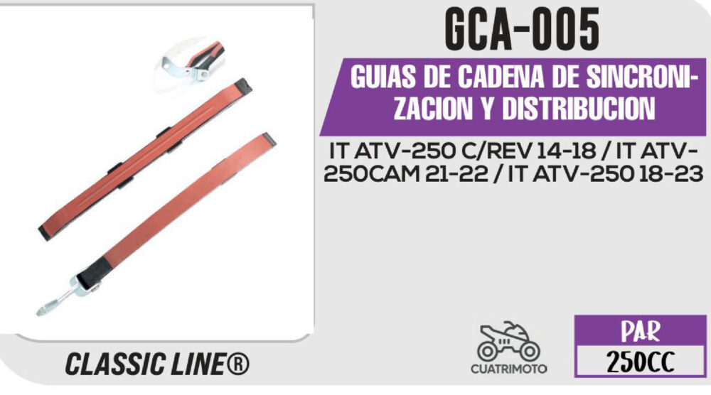 GUIAS DE CADENA DE SINCRONIZACION Y DISTRIBUCION