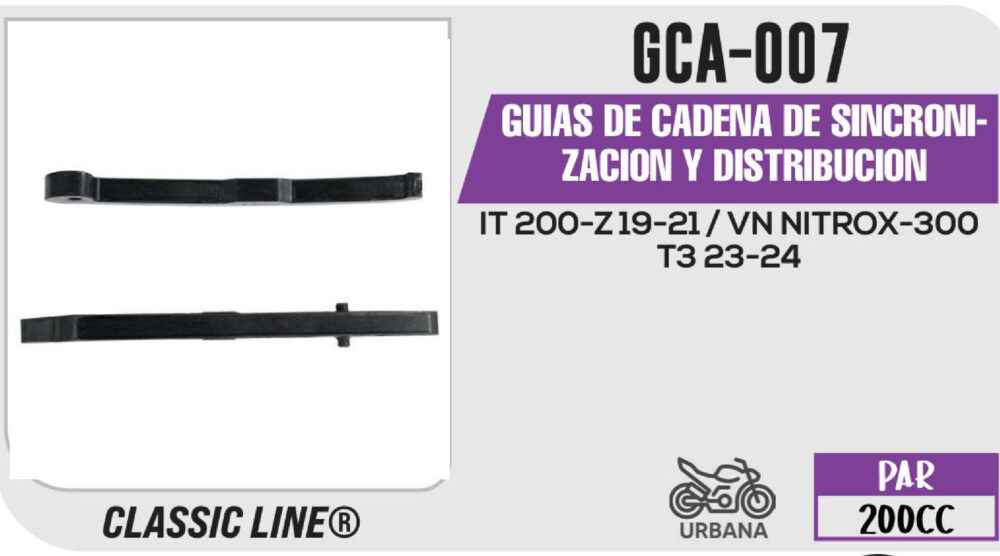 GUIAS DE CADENA DE SINCRONIZACION Y DISTRIBUCION