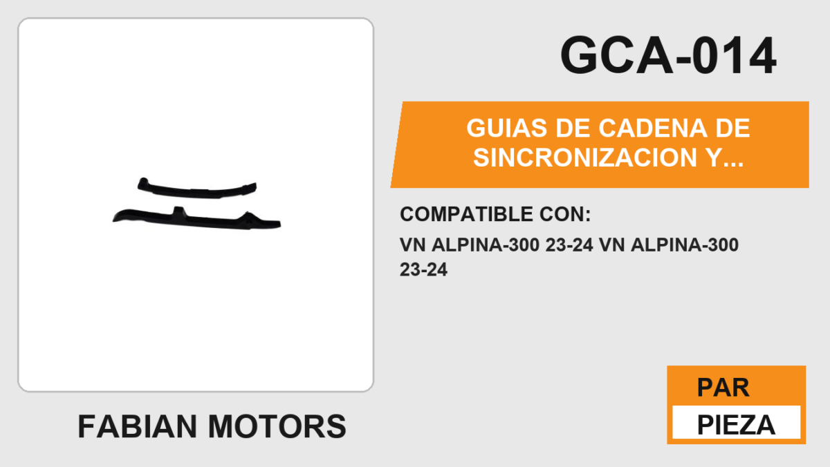 GUIAS DE CADENA DE SINCRONIZACION Y DISTRIBUCION