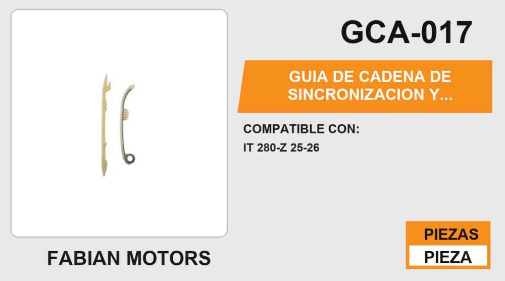 GUIA DE CADENA DE SINCRONIZACION Y DISTRIBUCION
