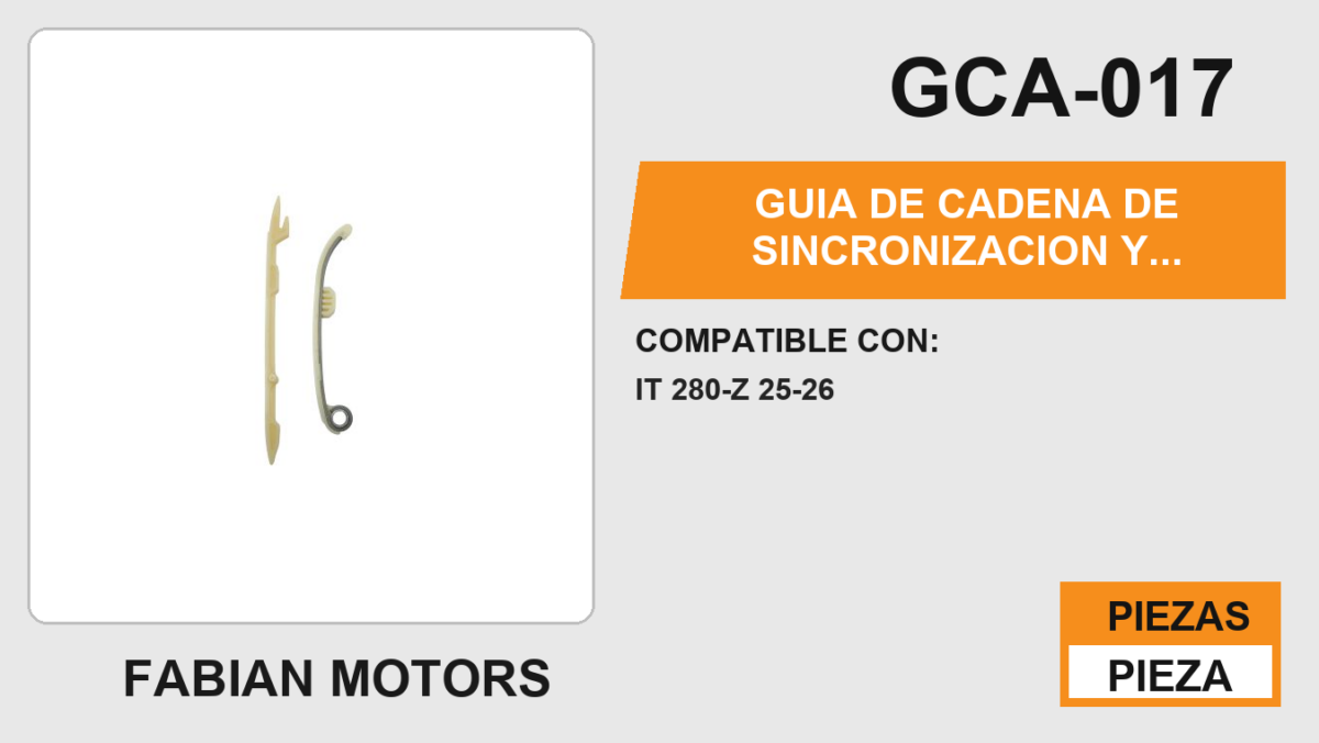 GUIA DE CADENA DE SINCRONIZACION Y DISTRIBUCION