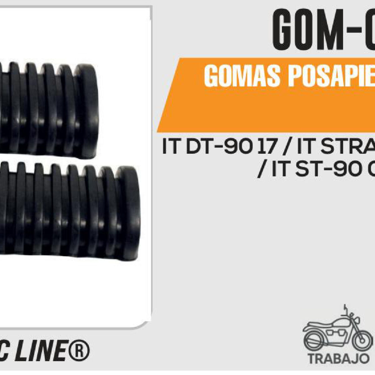 GOMAS POSAPIE DELANTERO