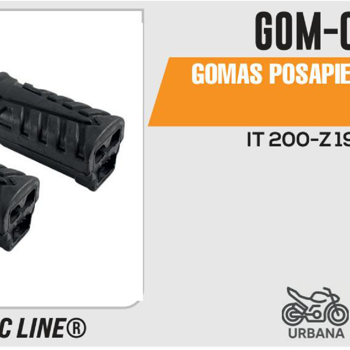 GOMAS POSAPIE DELANTERO