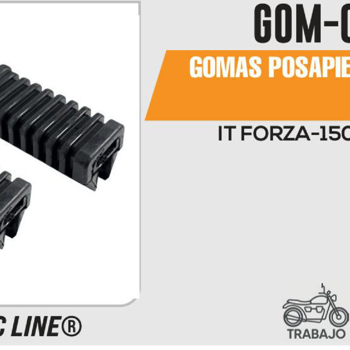 GOMAS POSAPIE DELANTERO
