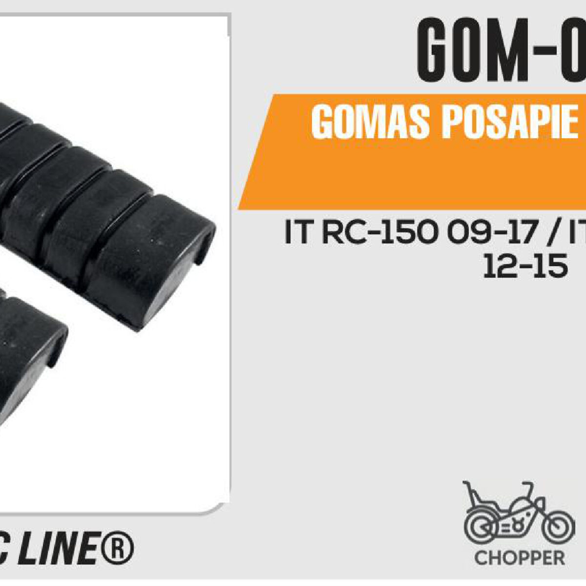 GOMAS POSAPIE DELANTERO