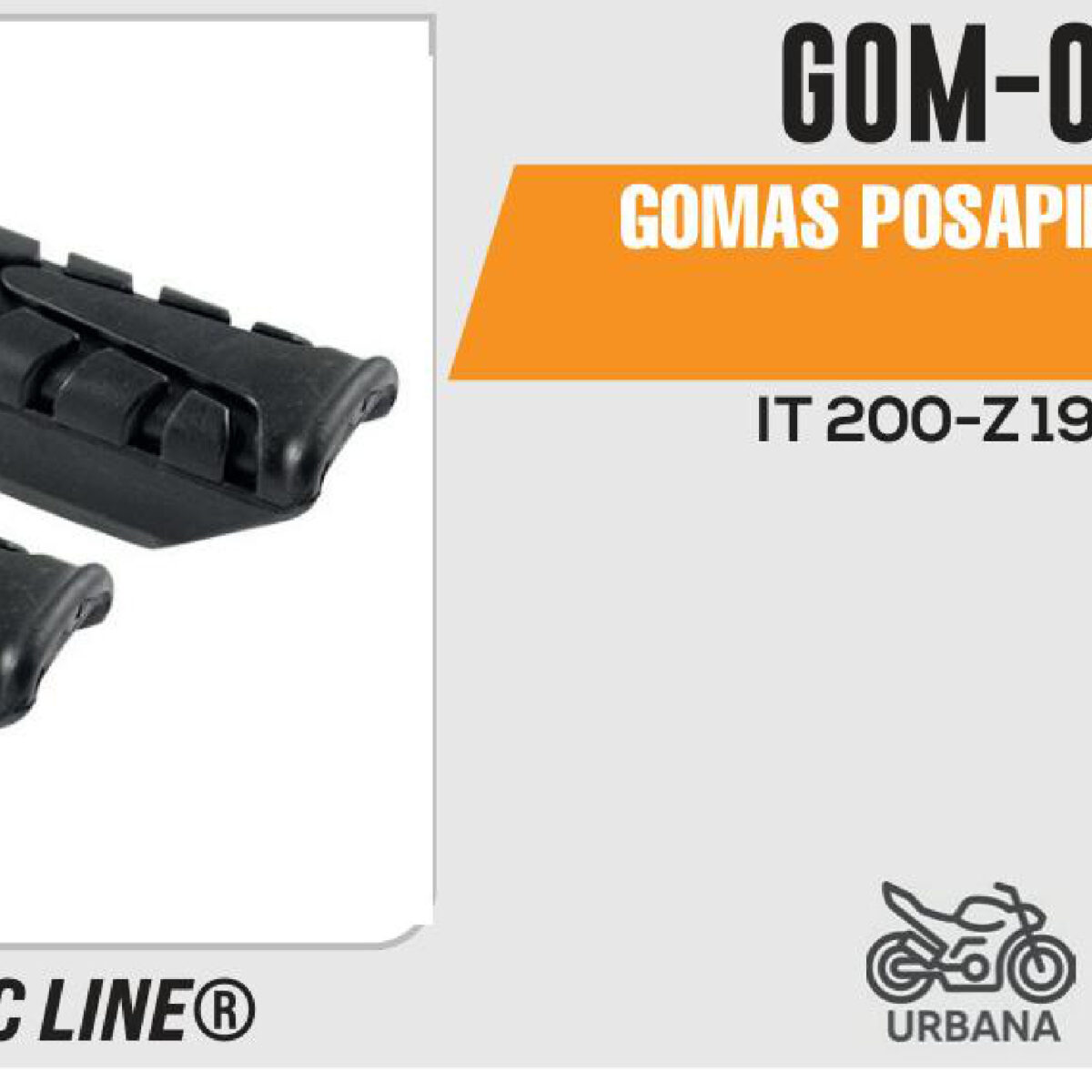 GOMAS POSAPIE TRASERO