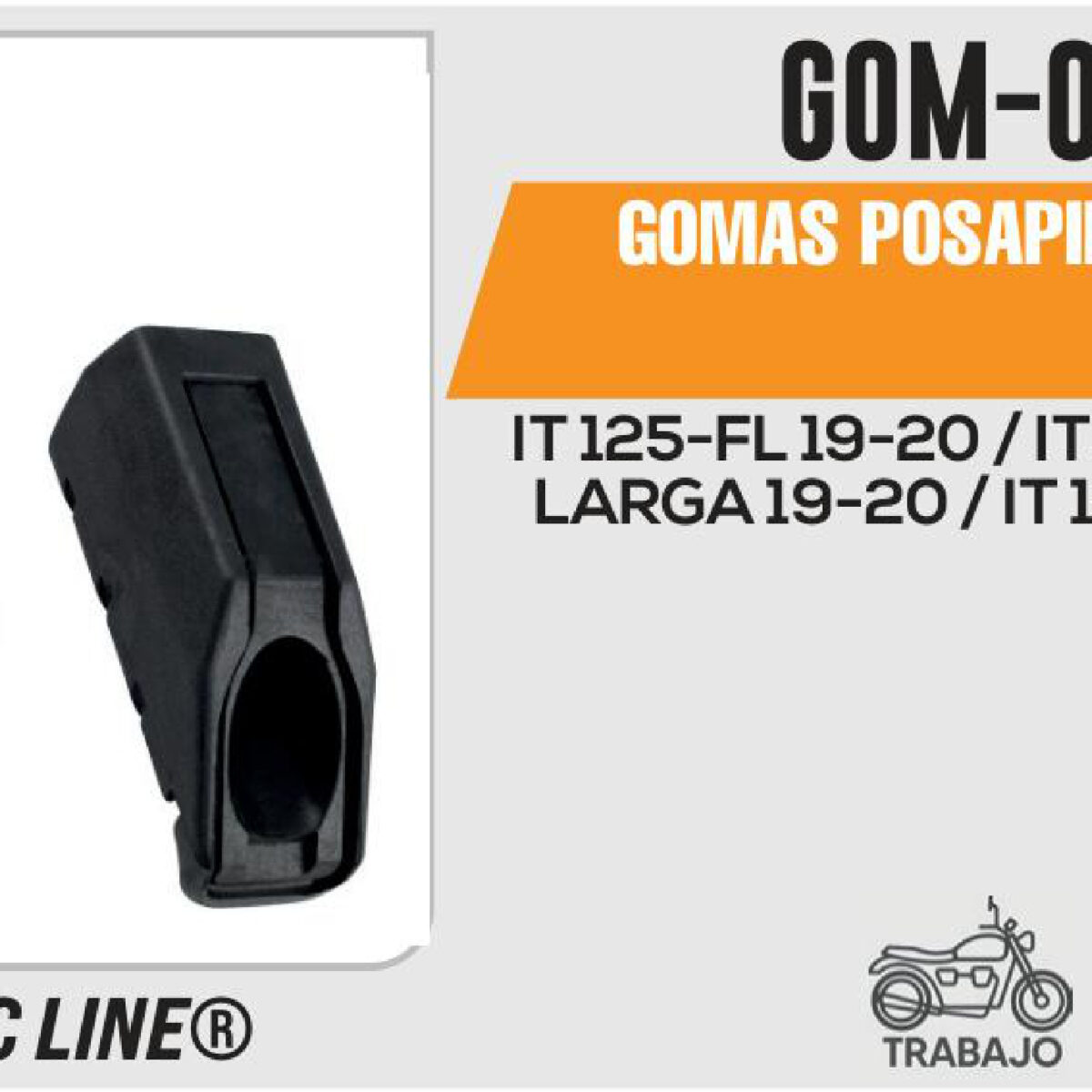 GOMAS POSAPIE TRASERO