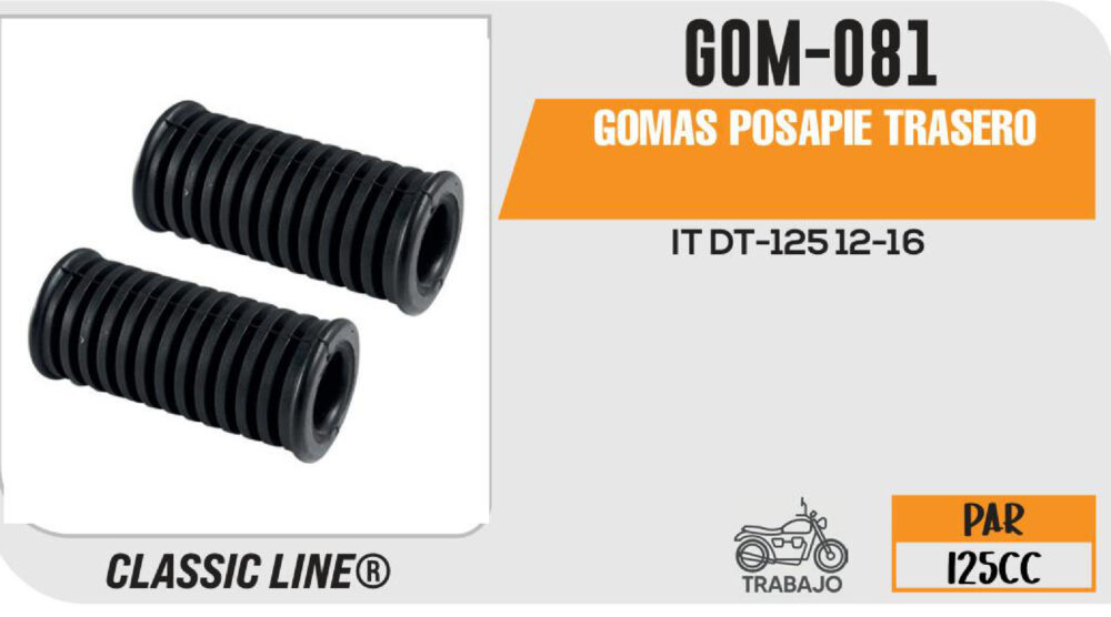 GOMAS POSAPIE TRASERO