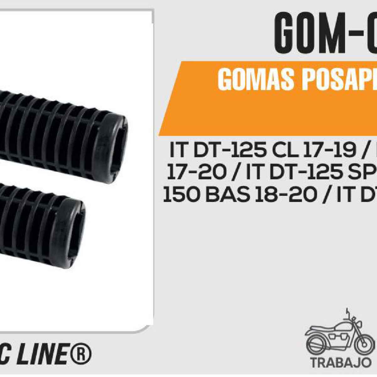 GOMAS POSAPIE TRASERO