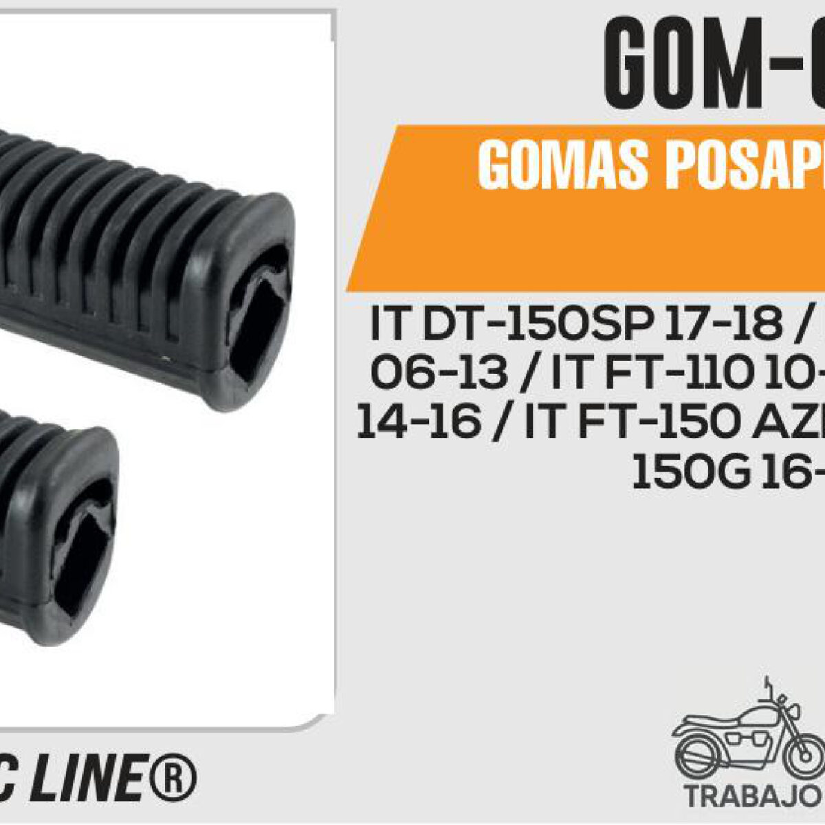 GOMAS POSAPIE TRASERO