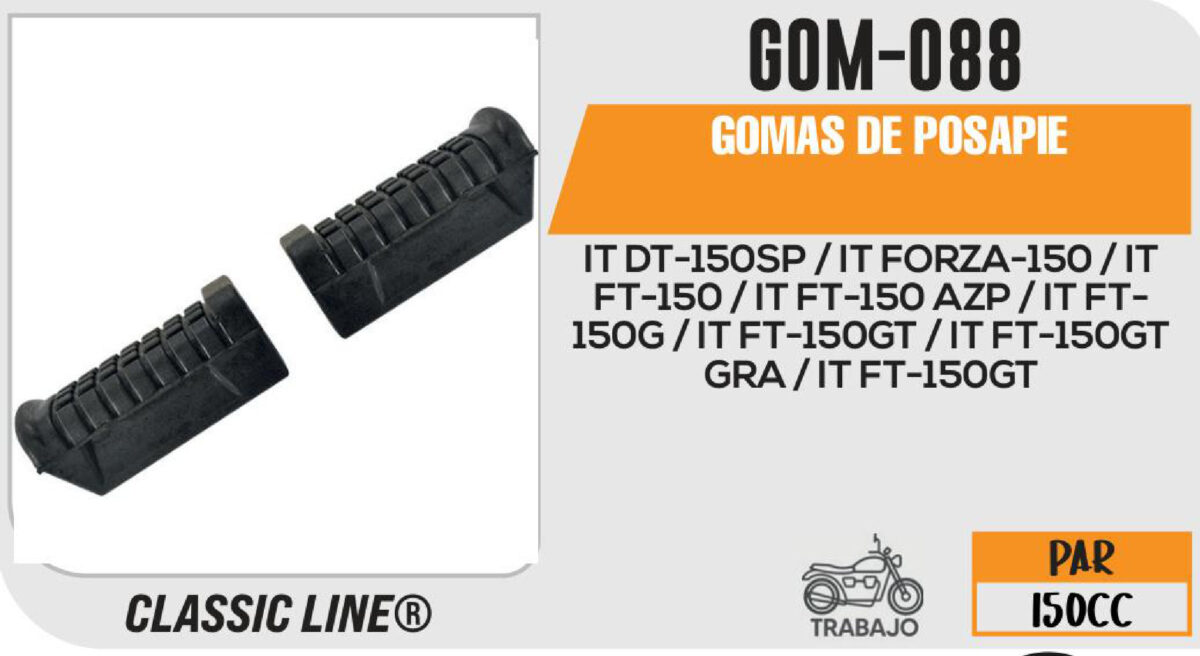 GOMAS DE POSAPIE