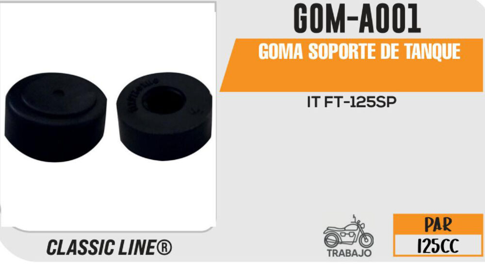 GOMA SOPORTE DE TANQUE