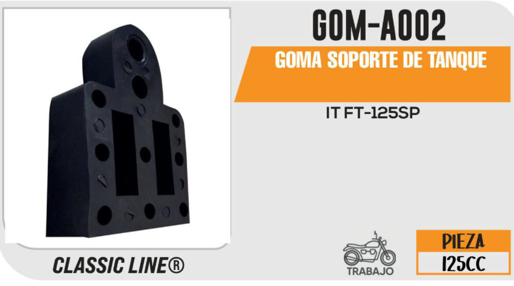GOMA SOPORTE DE TANQUE