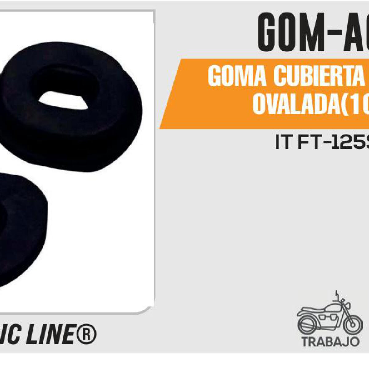 GOMA CUBIERTA UNIVERSAL OVALADA(10x8x8)