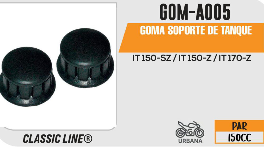 GOMA SOPORTE DE TANQUE