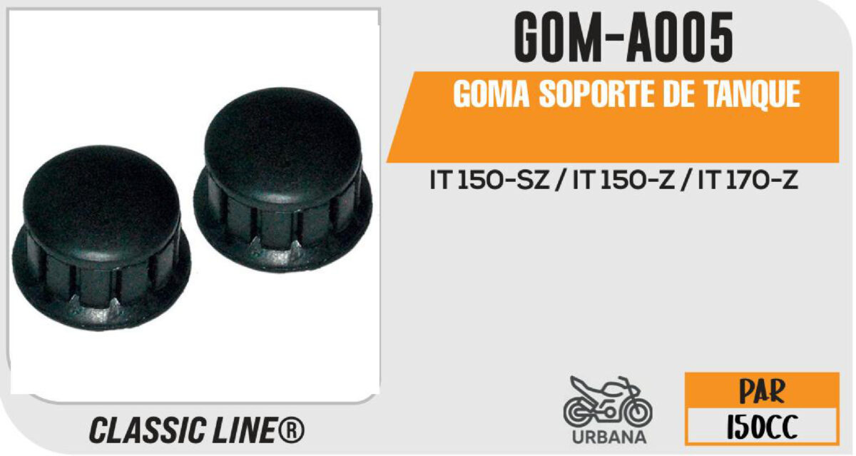 GOMA SOPORTE DE TANQUE