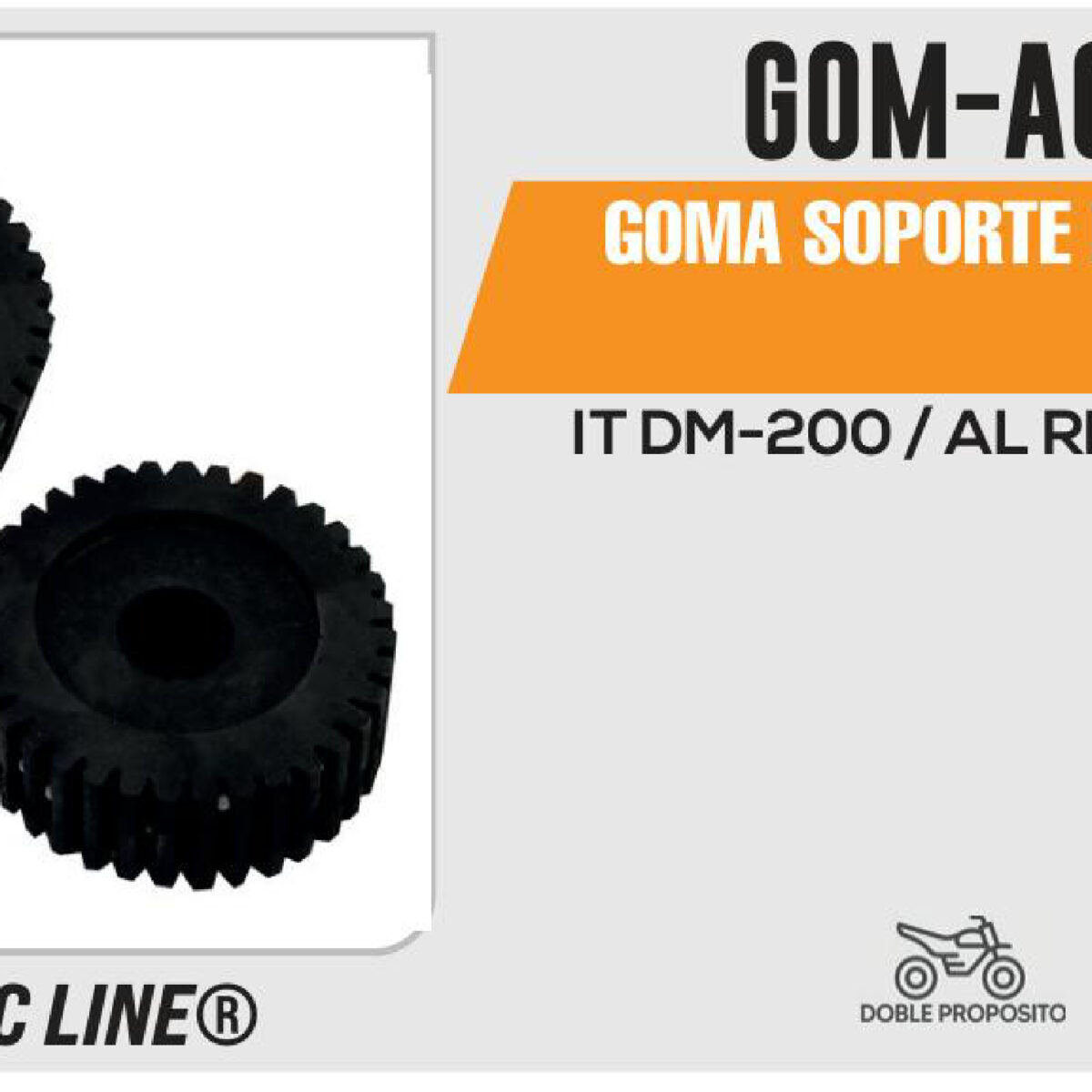 GOMA SOPORTE DE TANQUE