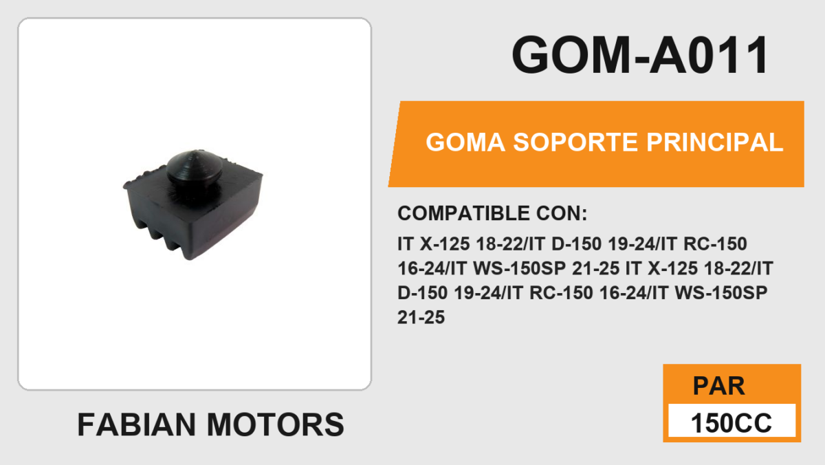 GOMA SOPORTE PRINCIPAL