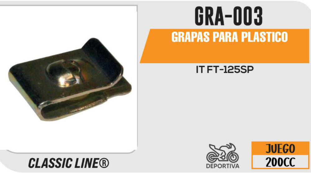 GRAPAS PARA PLASTICO