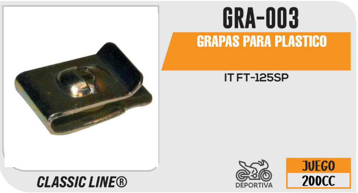 GRAPAS PARA PLASTICO