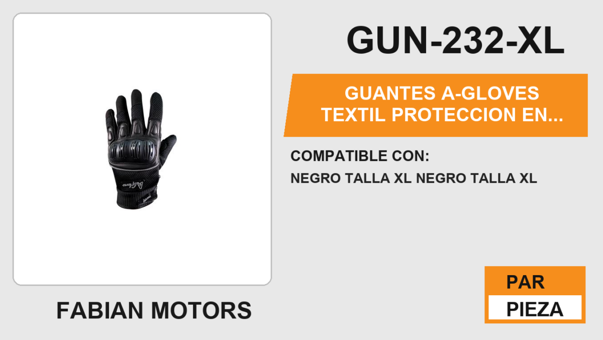 GUANTES A-GLOVES TEXTIL PROTECCION EN NUDILLOS SMART TOUCH SCREEN ANTIDERRAPANTE EN LA PALMA
