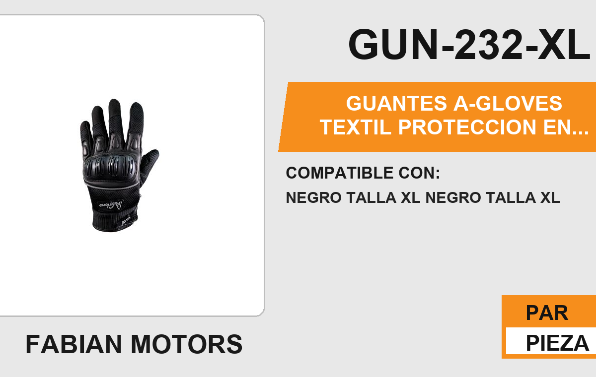 GUANTES A-GLOVES TEXTIL PROTECCION EN NUDILLOS SMART TOUCH SCREEN ANTIDERRAPANTE EN LA PALMA