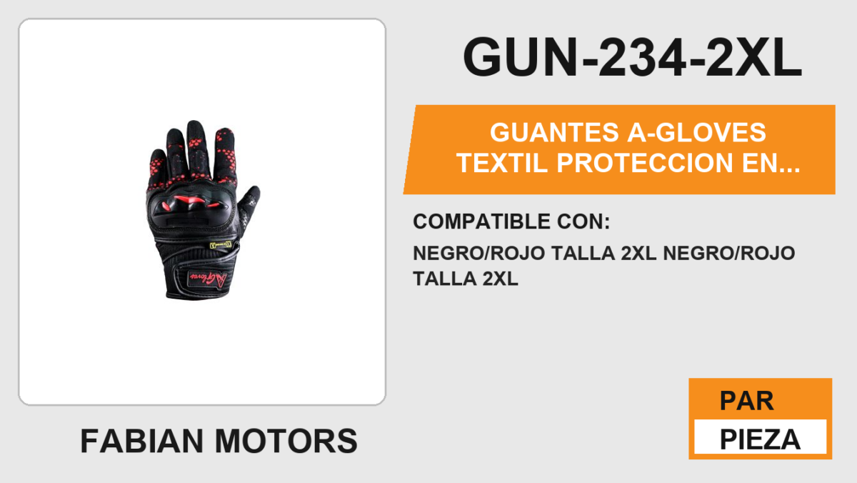 GUANTES A-GLOVES TEXTIL PROTECCION EN NUDILLOS SMART TOUCH SCREEN ANTIDERRAPANTE EN LA PALMA