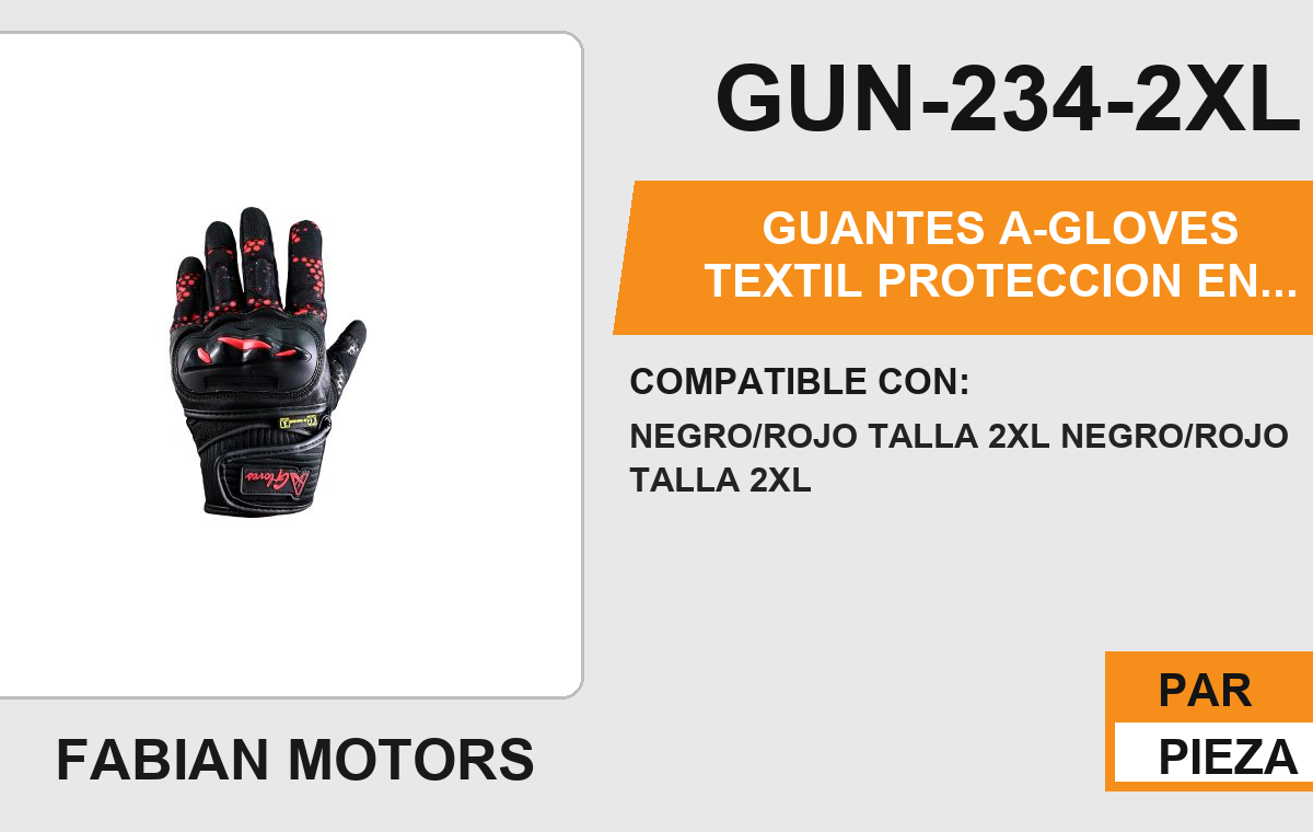 GUANTES A-GLOVES TEXTIL PROTECCION EN NUDILLOS SMART TOUCH SCREEN ANTIDERRAPANTE EN LA PALMA