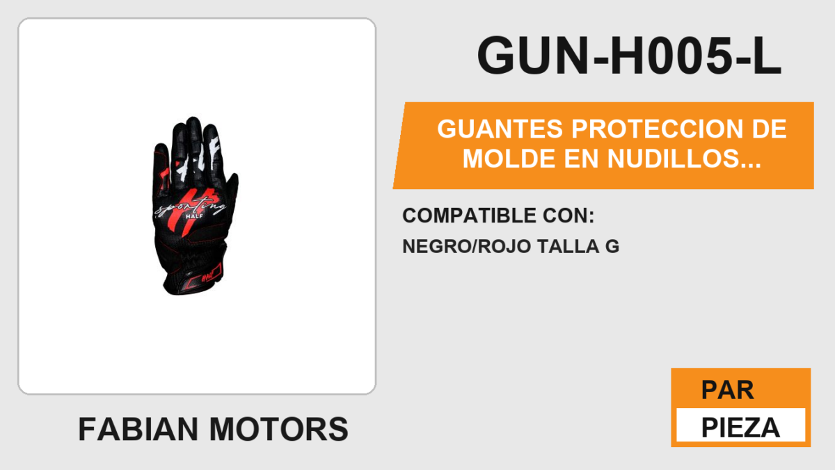 GUANTES PROTECCION DE MOLDE EN NUDILLOS MICROFIBRA EN LA PALMA