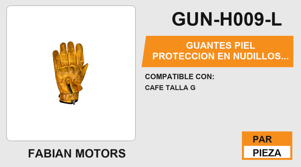 GUANTES PIEL PROTECCION EN NUDILLOS ANTIDERRAPANTE EN LA PALMA