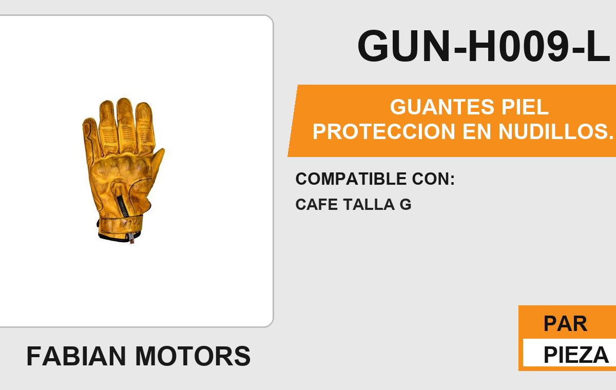 GUANTES PIEL PROTECCION EN NUDILLOS ANTIDERRAPANTE EN LA PALMA
