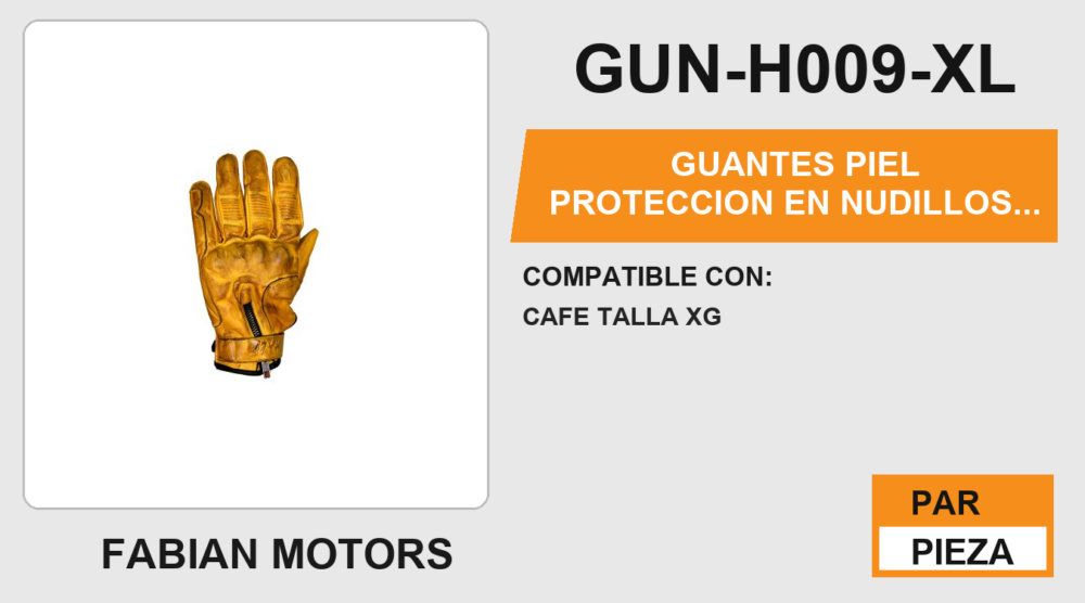 GUANTES PIEL PROTECCION EN NUDILLOS ANTIDERRAPANTE EN LA PALMA
