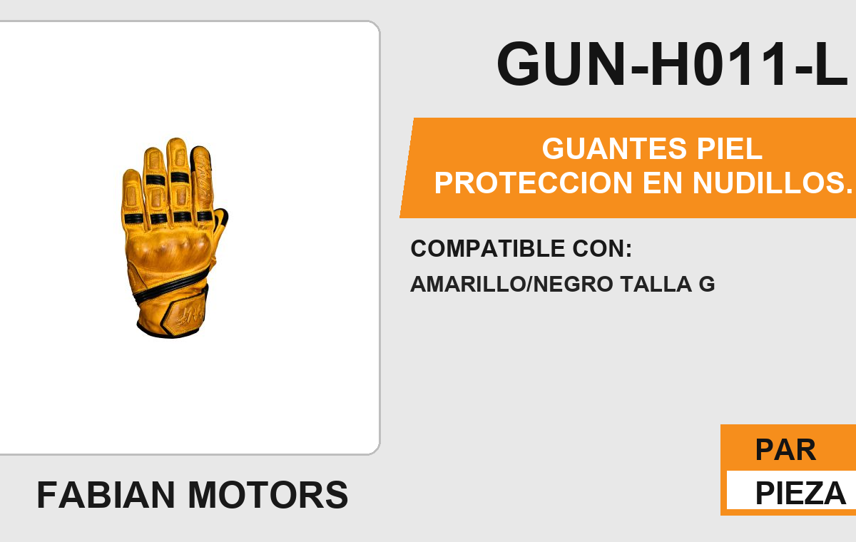 GUANTES PIEL PROTECCION EN NUDILLOS ANTIDERRAPANTE EN LA PALMA