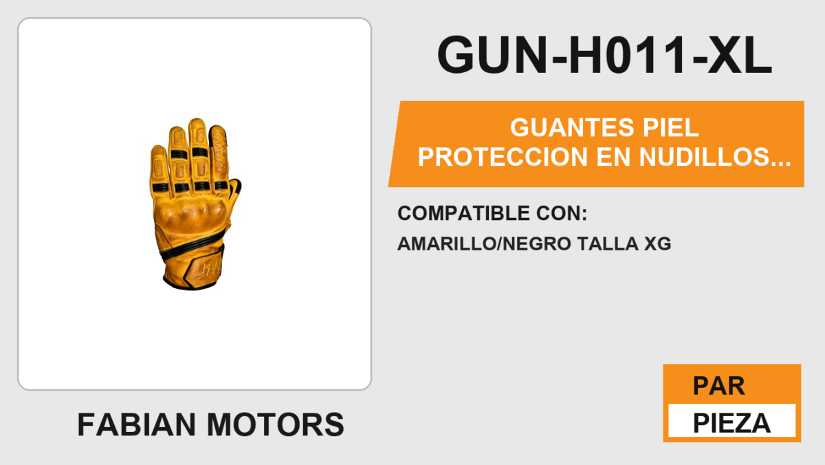 GUANTES PIEL PROTECCION EN NUDILLOS ANTIDERRAPANTE EN LA PALMA