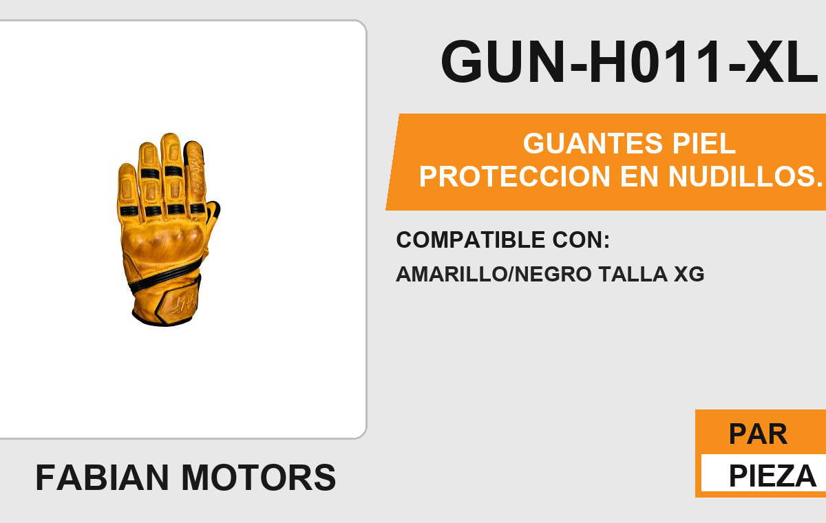 GUANTES PIEL PROTECCION EN NUDILLOS ANTIDERRAPANTE EN LA PALMA