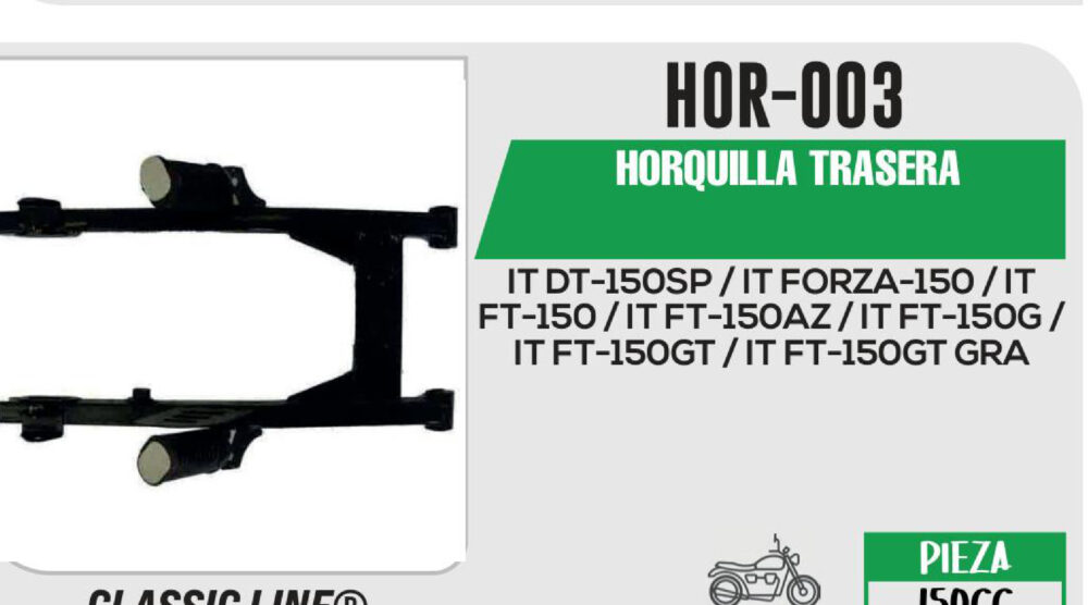 HORQUILLA TRASERA