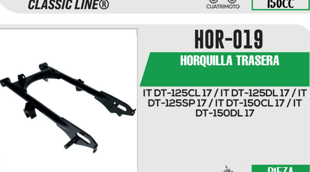 HORQUILLA TRASERA
