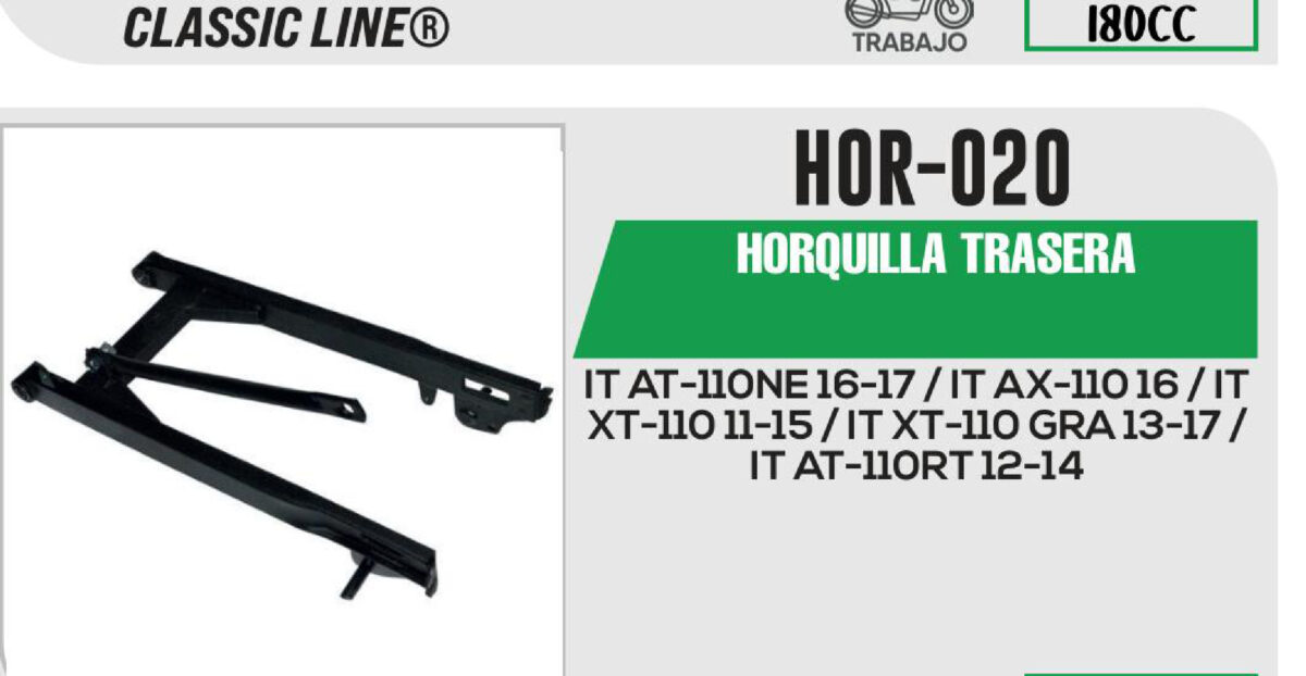 HORQUILLA TRASERA
