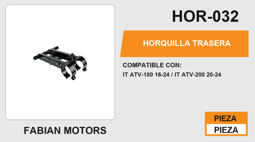 HORQUILLA TRASERA